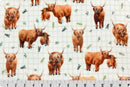HIGHLAND GRID DIGITAL CLOUD CUDDLE - PENNY