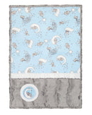 LULLABY CUDDLE KIT 28"X41" - LUCKY STAR BLUE