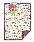 READ TO ME CUDDLE KIT 28"X40" & 9"X9" - BARNYARD
