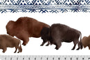 BIG SKY BISON DIGITAL CUDDLE - WOODLAND