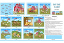 ON THE FARM DIGITAL CUDDLE PANEL - MULTI