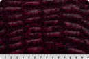 LUXE CUDDLE MILAN CHEETAH - MERLOT