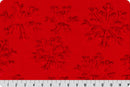 LUXE CUDDLE SNOWFLAKE - SCARLET