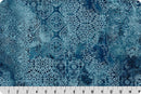 BARELY BASICS STONEWASH QUILTING CUDDLE - DARK SEA