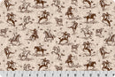 ECHOES OF THE RANGE PRAIRIE QUILTING CUDDLE - CHOCOLATE