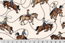 ECHOES OF THE RANGE SADDLE RANCH QUILTING CUDDLE - NATURAL