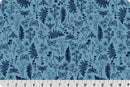 WHISPERING BLOOMS FAEGROVE QUILTING CUDDLE - BLUE